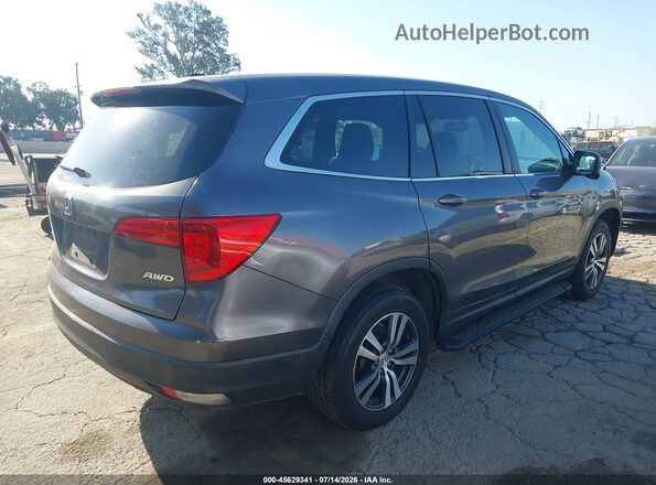 5FNYF6H58JB038969 2018 HONDA PILOT Gray Հետևի աջ