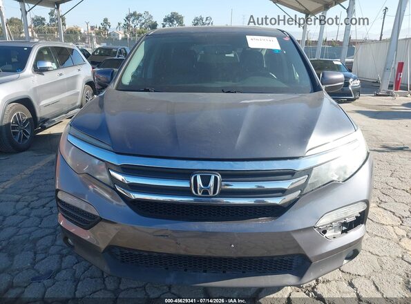 5FNYF6H58JB038969 2018 HONDA PILOT Gray Սարքավորումների վահանակի տեսք