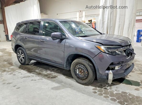 5FNYF6H58JB053326 2018 HONDA PILOT Gray Przód prawy