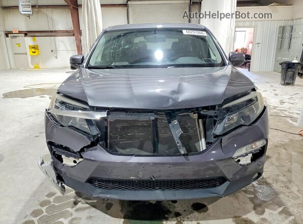 5FNYF6H58JB053326 2018 HONDA PILOT Gray Widok z przodu