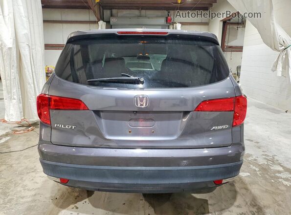 5FNYF6H58JB053326 2018 HONDA PILOT Gray Widok z tyłu
