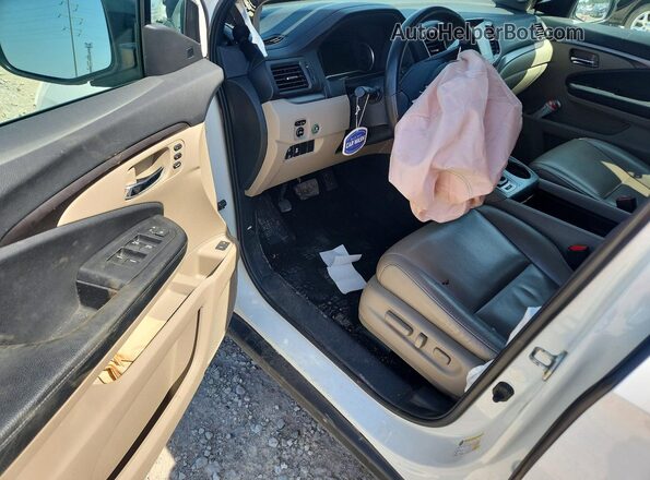 5FNYF6H58LB018546 2020 HONDA PILOT White Dashboard view