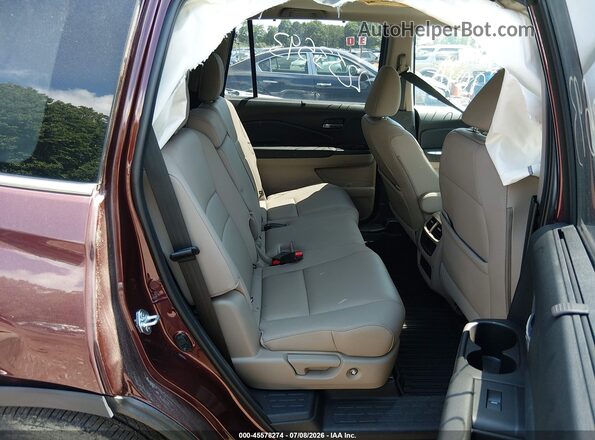 5FNYF6H58MB088243 2021 HONDA PILOT Burgundy Widok naklejki z numerem VIN