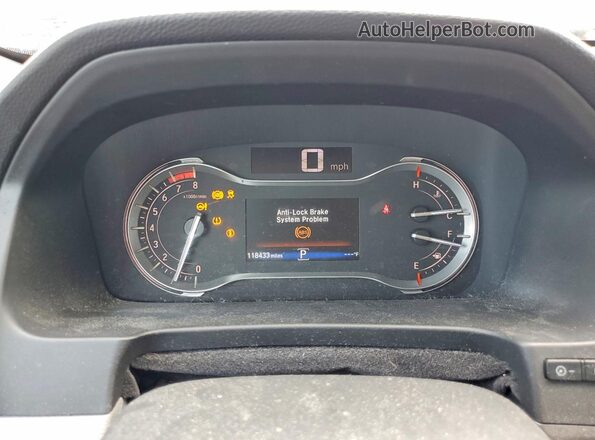 5FNYF6H59HB032155 2017 HONDA PILOT Blue Vista del cuadro de instrumentos