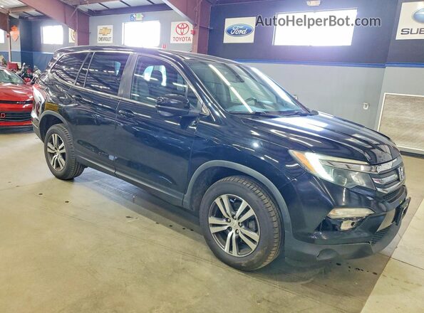 5FNYF6H59JB057935 2018 HONDA PILOT Black Przód prawy