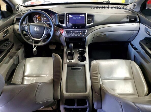 5FNYF6H59JB057935 2018 HONDA PILOT Black Widok deski rozdzielczej