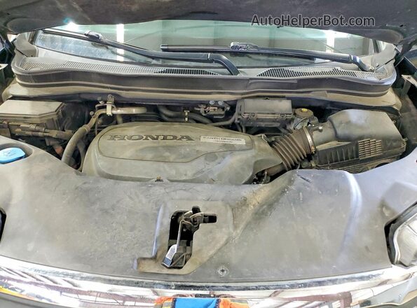 5FNYF6H59JB057935 2018 HONDA PILOT Black Widok komory silnika