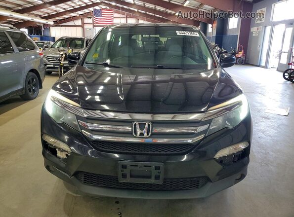 5FNYF6H59JB057935 2018 HONDA PILOT Black Widok z przodu