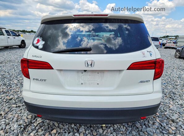 5FNYF6H59JB072984 2018 HONDA PILOT White Հետևի տեսք