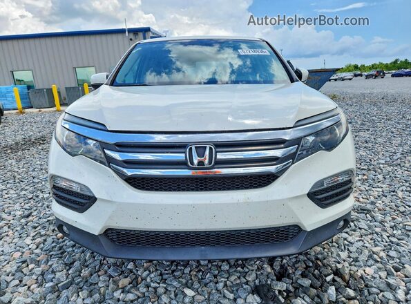 5FNYF6H59JB072984 2018 HONDA PILOT White Դիմացի տեսք