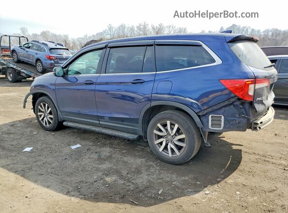 5FNYF6H59KB012429 2019 HONDA PILOT Blue Задня ліва чверть