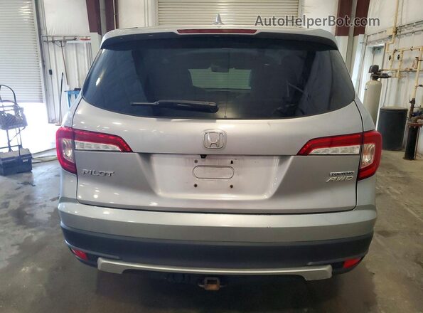 5FNYF6H59KB012768 2019 HONDA PILOT Silver Вид ззаду