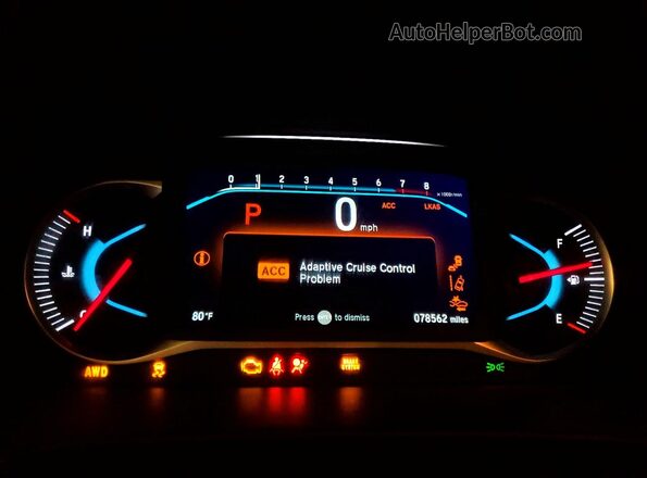 5FNYF6H59KB012768 2019 HONDA PILOT Silver Вид щитка приладів