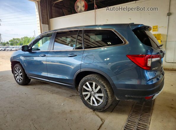 5FNYF6H59KB099667 2019 HONDA PILOT Blue Հետևի ձախ