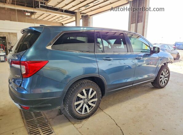 5FNYF6H59KB099667 2019 HONDA PILOT Blue Հետևի աջ