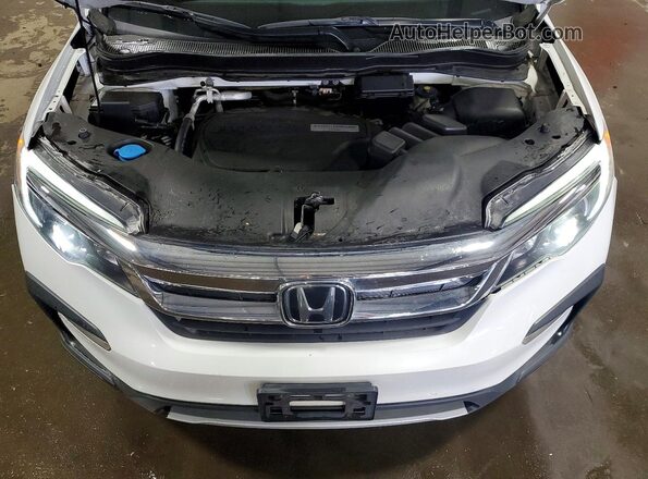 5FNYF6H59LB012965 2020 HONDA PILOT White Vista del compartimento del motor