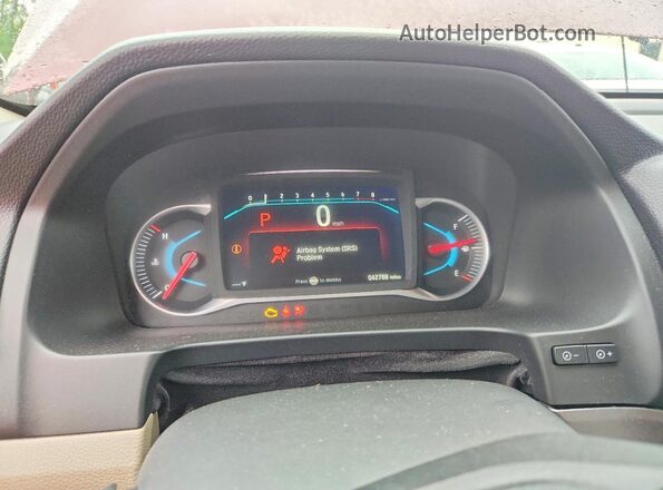 5FNYF6H59MB017374 2021 HONDA PILOT Burgundy Вид щитка приладів