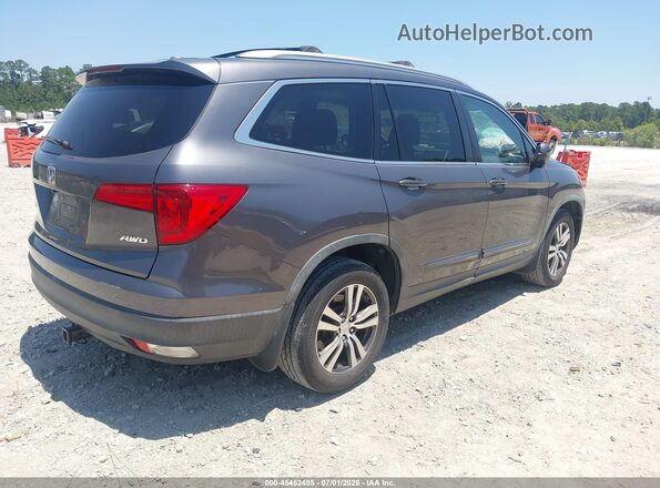 5FNYF6H5XHB095314 2017 HONDA PILOT Gray Задня права чверть