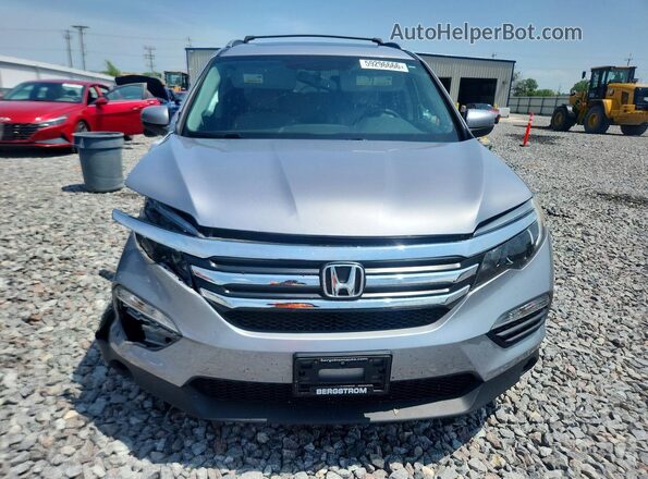 5FNYF6H5XJB014415 2018 HONDA PILOT Silver წინა ხედი