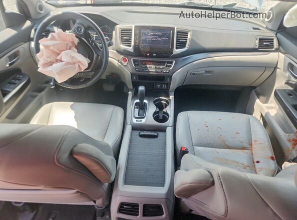 5FNYF6H5XJB014415 2018 HONDA PILOT Silver წინა პანელის ხედი