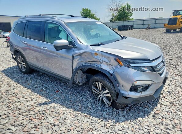 5FNYF6H5XJB014415 2018 HONDA PILOT Silver წინა მარჯვენა