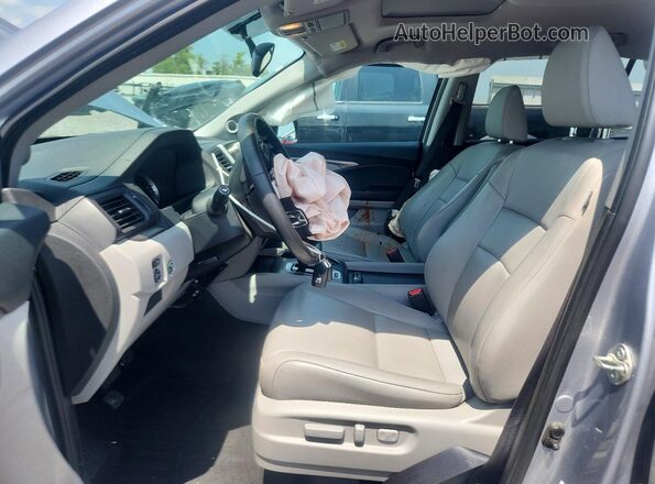 5FNYF6H5XJB014415 2018 HONDA PILOT Silver წინა სალონის ხედი