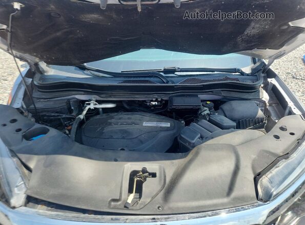 5FNYF6H5XJB014415 2018 HONDA PILOT Silver ძრავის განყოფილების ხედი