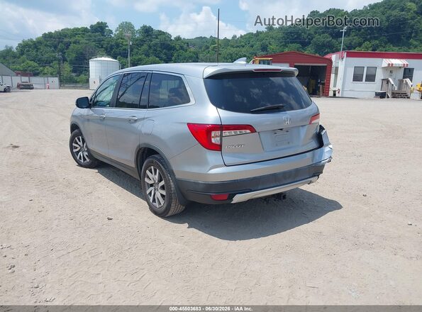 5FNYF6H5XKB035945 2019 HONDA PILOT Silver Trasero izquierdo