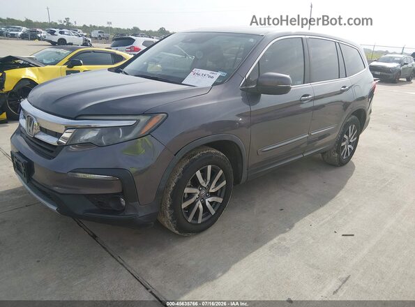 5FNYF6H5XKB070999 2019 HONDA PILOT Gray Przód lewy