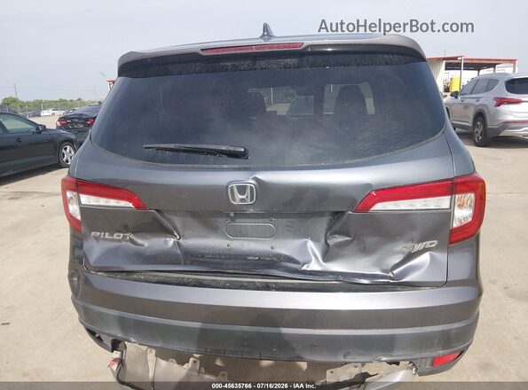 5FNYF6H5XKB070999 2019 HONDA PILOT Gray Widok z przodu