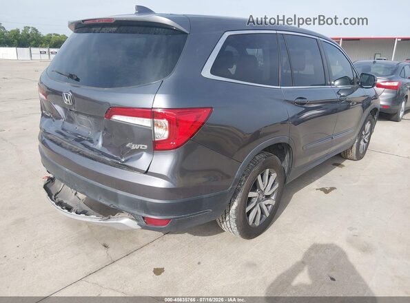 5FNYF6H5XKB070999 2019 HONDA PILOT Gray Tył prawy