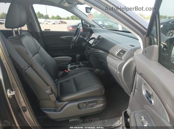 5FNYF6H5XKB070999 2019 HONDA PILOT Gray Widok wnętrza z przodu