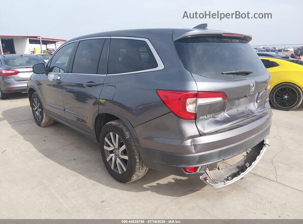 5FNYF6H5XKB070999 2019 HONDA PILOT Gray Tył lewy