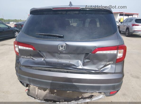 5FNYF6H5XKB070999 2019 HONDA PILOT Gray 