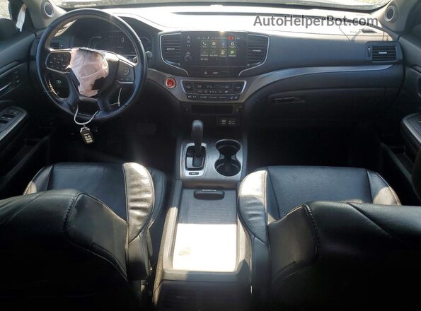 5FNYF6H5XKB073174 2019 HONDA PILOT Gray Widok deski rozdzielczej