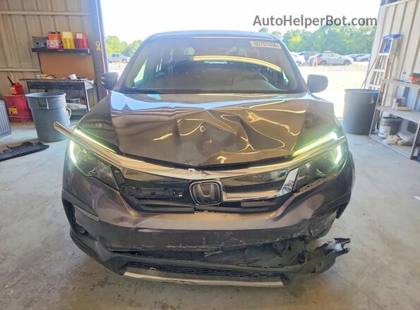5FNYF6H5XKB073174 2019 HONDA PILOT Gray Widok z przodu