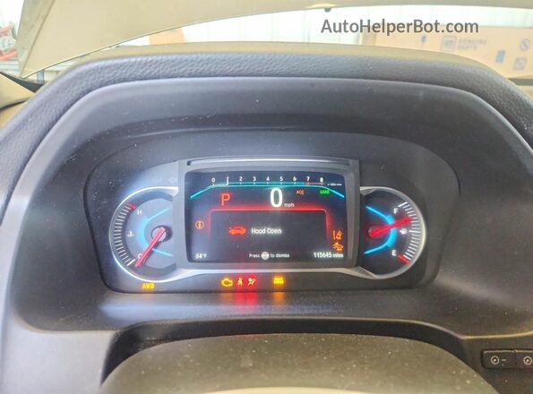 5FNYF6H5XKB073174 2019 HONDA PILOT Gray Widok zestawu wskaźników