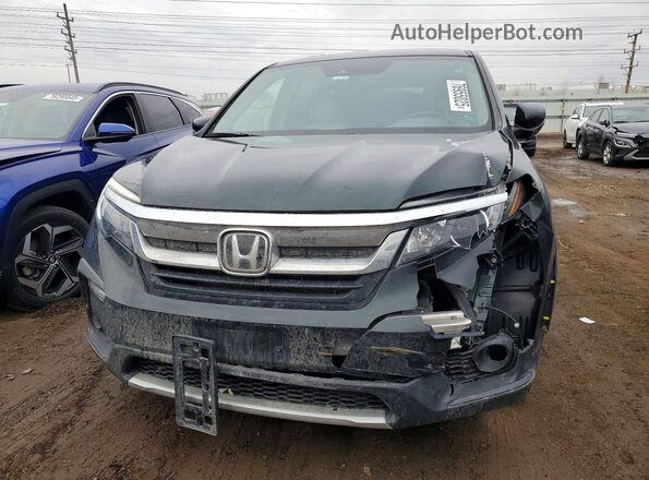 5FNYF6H5XLB019200 2020 HONDA PILOT Зеленый Вид спереди