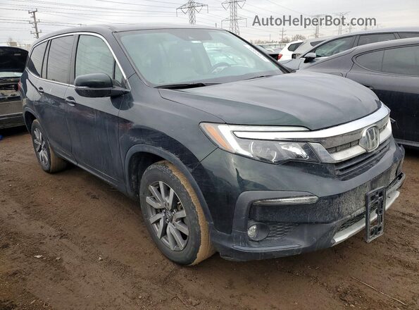 5FNYF6H5XLB019200 2020 HONDA PILOT Зеленый Передняя правая четверть