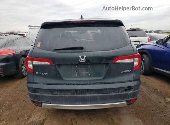 5FNYF6H5XLB019200 2020 HONDA PILOT Зеленый Вид сзади