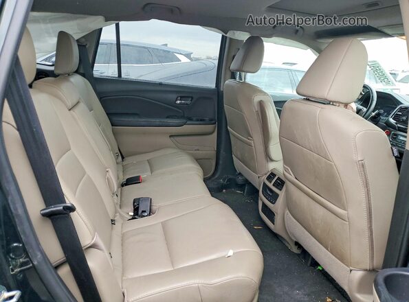 5FNYF6H5XLB019200 2020 HONDA PILOT Зеленый Вид задних сидений