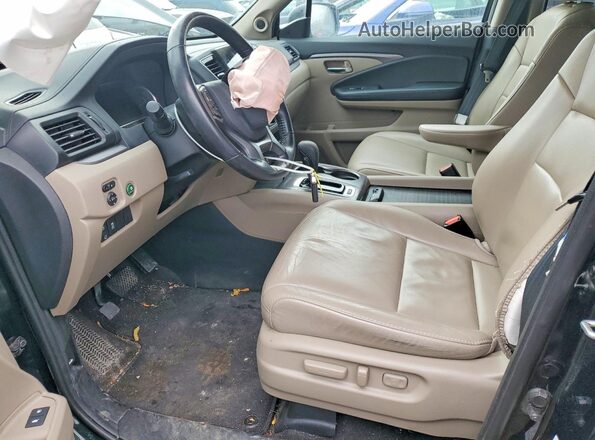 5FNYF6H5XLB019200 2020 HONDA PILOT Зеленый Вид салона спереди