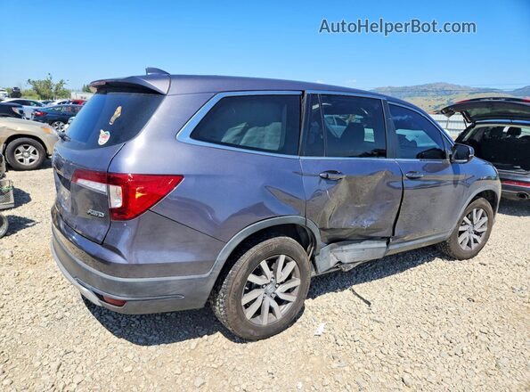 5FNYF6H5XMB073789 2021 HONDA PILOT Charcoal Trasero derecho