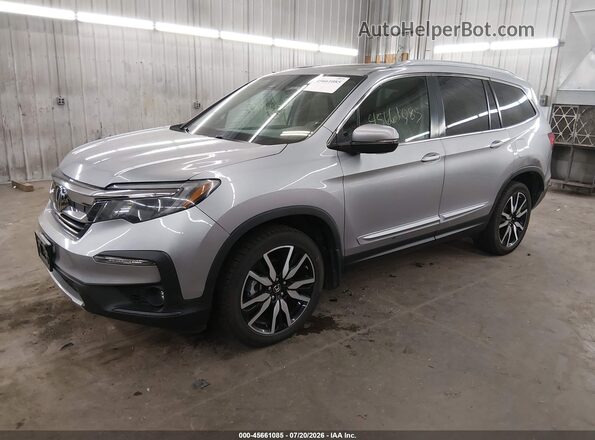5FNYF6H5XMB088311 2021 HONDA PILOT Silver Vista tres cuartos delantera izquierda