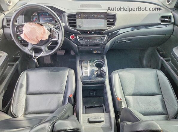 5FNYF6H60KB010593 2019 HONDA PILOT Белый Вид панели приборов