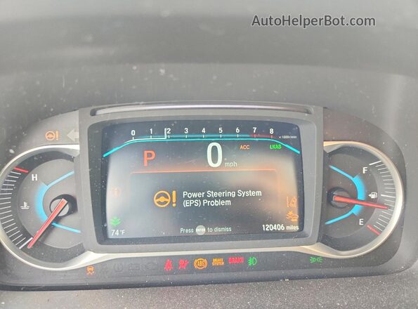 5FNYF6H60KB010593 2019 HONDA PILOT Белый Вид щитка приборов