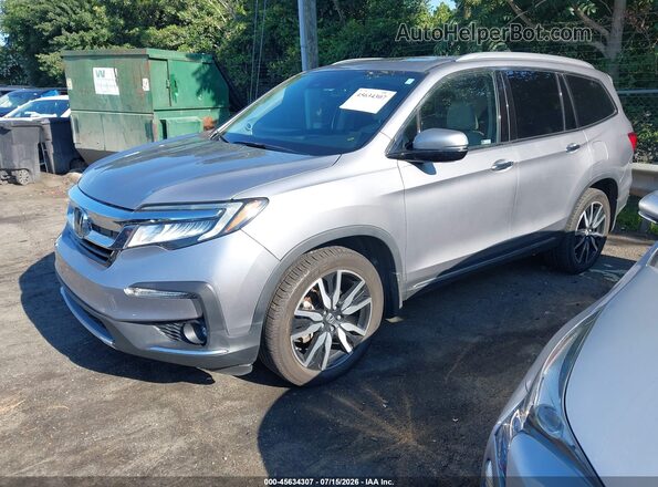 5FNYF6H60MB005087 2021 HONDA PILOT Silver Առջևի ձախ երեք քառորդ տեսարան