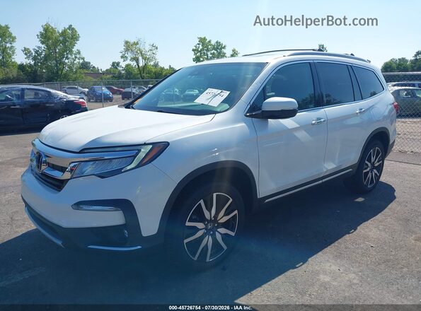 5FNYF6H60NB077909 2022 HONDA PILOT Белый Передняя левая четверть