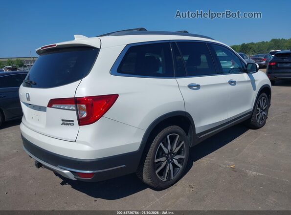 5FNYF6H60NB077909 2022 HONDA PILOT Белый Задняя правая четверть