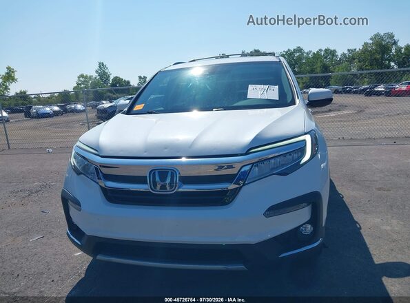 5FNYF6H60NB077909 2022 HONDA PILOT Белый Вид щитка приборов